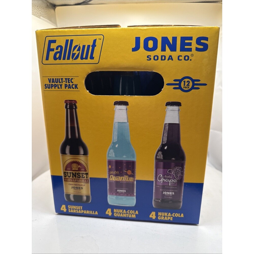 Fallout x Jones Soda Co - Vault-Tec Supply Pack, 12 fl oz, 12-pack - Picture 2 of 5